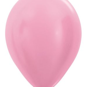 Balon okrągły 12 perłowy różowy