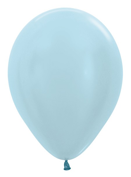 R12 440 Balon okrągły 12" perłowy niebieski Balonolandia 4Pro