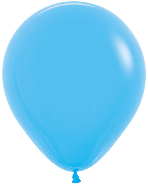 R18 040 Balon okrągły 18" niebieski Balonolandia 4Pro