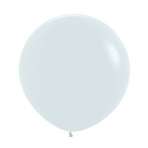 Balon kulisty 24 biały
