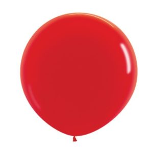 Balon okrągły 24 czerwony