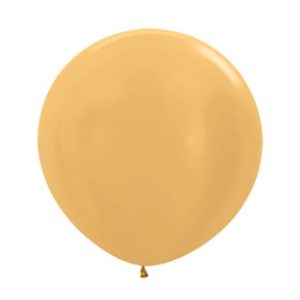 Balon okrągły 24 metalik złoty