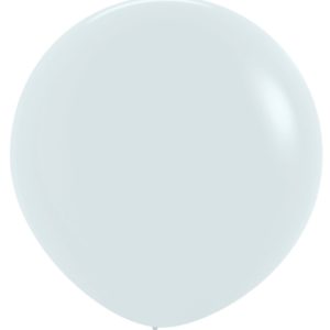 Balon kulisty 36 biały