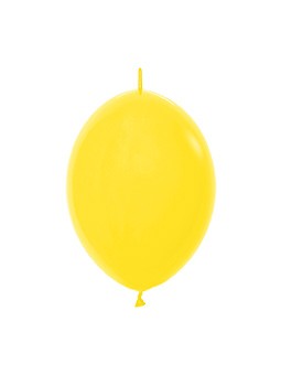 LOL6 020 Balon z łącznikiem 6" żółty Balonolandia 4Pro