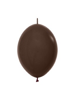LOL6 076 Balon z łącznikiem 6" czekoladowy Balonolandia 4Pro