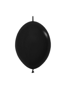 LOL6 080 Balon z łącznikiem 6" czarny Balonolandia 4Pro