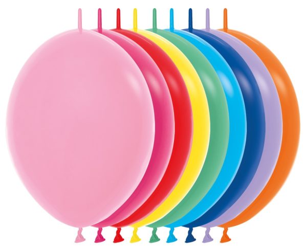 Balon z łącznikiem 12 miks kolorów