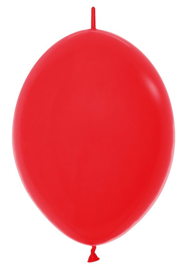 Balon z łącznikiem 12 czerwony