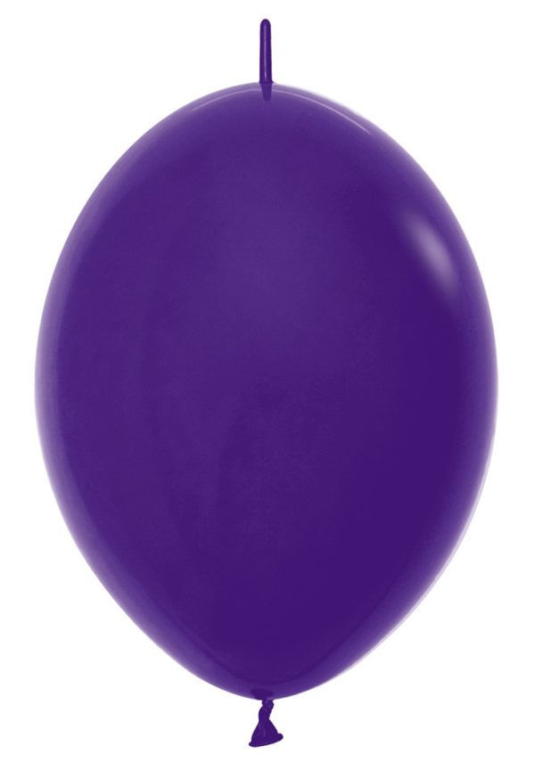 Balon z łącznikiem 12 fioletowy