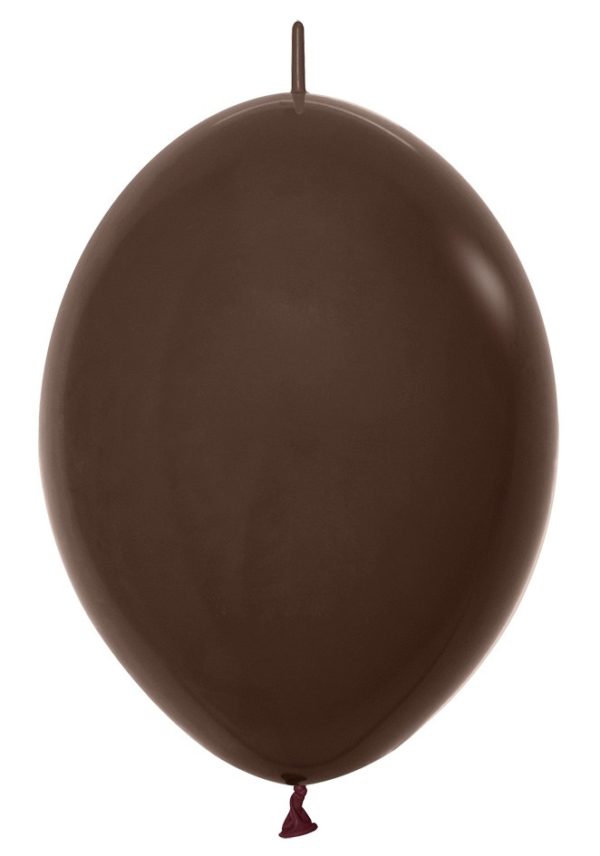 Balon z łącznikiem 12 czekoladowy