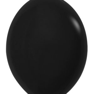 Balon z łącznikiem 12 czarny