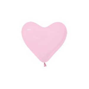 Balon serce 6 różowy