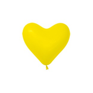 Balon serce 6 żółty