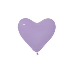 Balon serce 6 lila