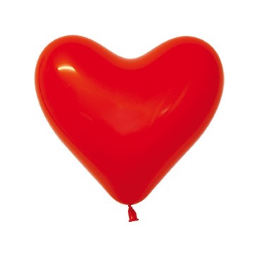 Balon serce 12 czerwone