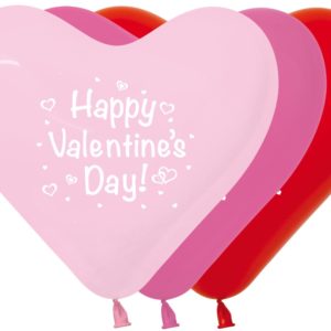 Balon serce 12 Happy Valentine Day
