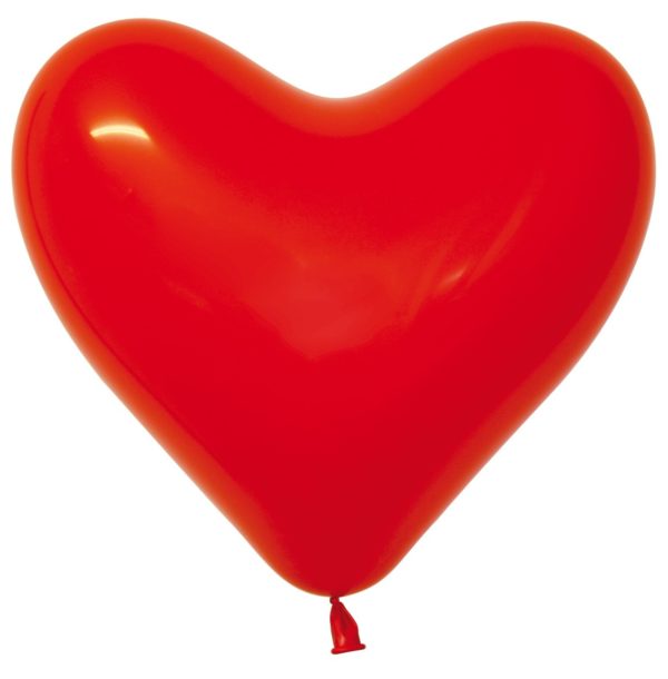 Balon serce 16 czerwony