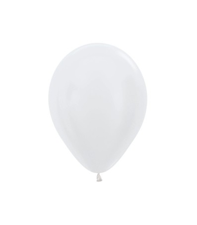 Balon okrągły 10 perłowy biały