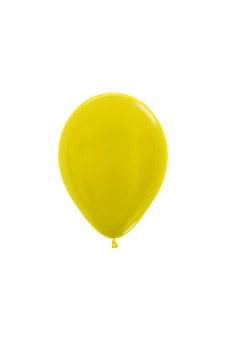 R5 520 Balon okrągły 5" metalik żółty Balonolandia 4Pro