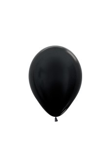 R5 580 Balon okrągły 5" metalik czarny Balonolandia 4Pro