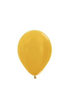 R5 570 Balon okrągły 5" metalik złoty Balonolandia 4Pro