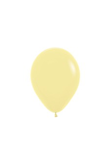 R5 620 Balon okrągły 5" pastel mat żółty Balonolandia 4Pro