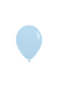 R5 640 Balon okrągły 5" pastel mat niebieski Balonolandia 4Pro