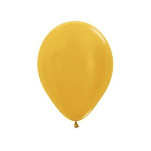 Balon okrągły 10 metalik złoty
