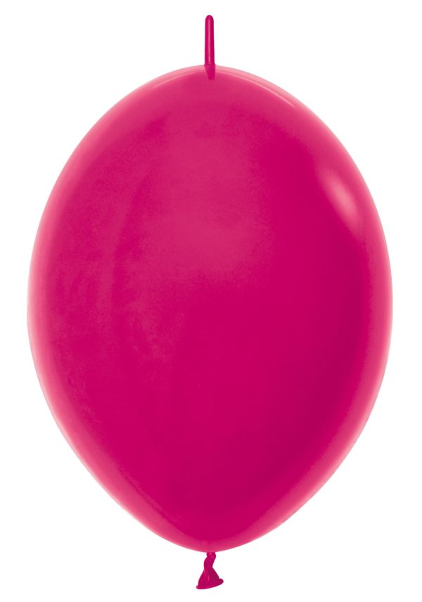 Balon z łącznikiem 12 malinowy