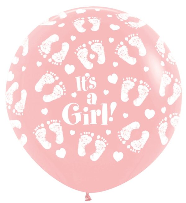 R36GF It's a Girl Footprint Balonolandia 4Pro