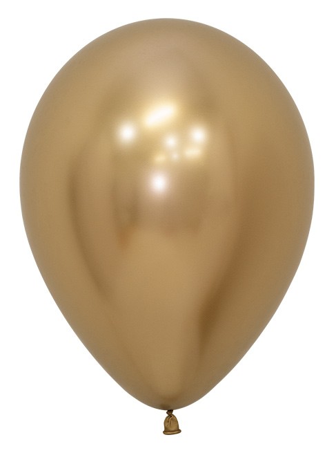 R12 970 Balon okrągły 12" reflex złoty Balonolandia 4Pro