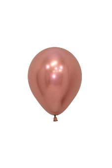 R5 968 Balon okrągły 5" reflex różowe złoto Balonolandia 4Pro