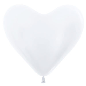 Balon serce 14 perłowe