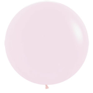 Balon okrągły 24 różowy Pastel Matte