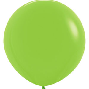 Balon okrągły 24 zielony neon
