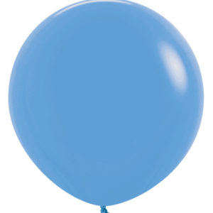 Balon okrągły 24 niebieski neon