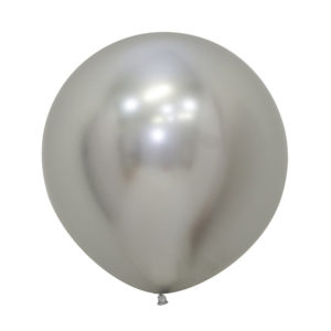 Balon kulisty 24 reflex srebrny