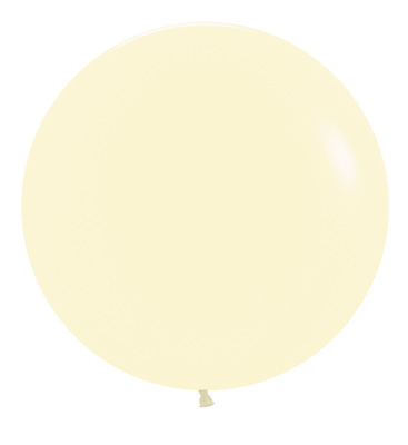Balon okrągły 24 żółty Pastel Matte