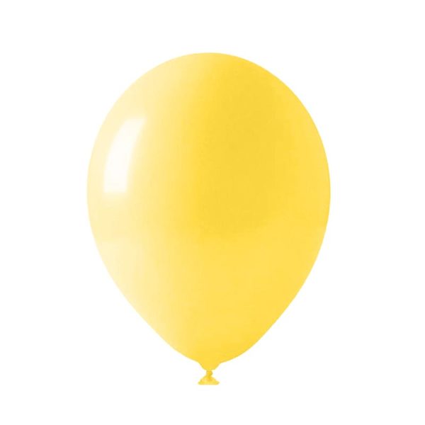 EVP 010 balon lateksowy okrągły 11" jasny żółty Balonolandia 4Pro