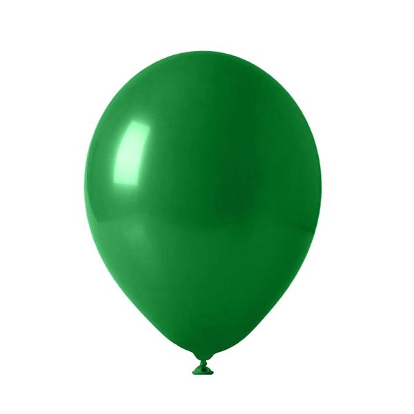 balon lateksowy zielony